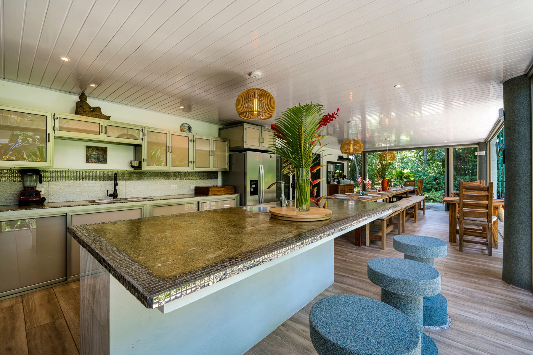 The main kitchen